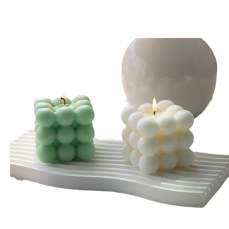 Rubik's Cube Scented Candle - Creative Smokeless Aromatherapy Gift